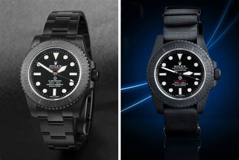 This Blacked Out Rolex Military Submariner Is Completely 